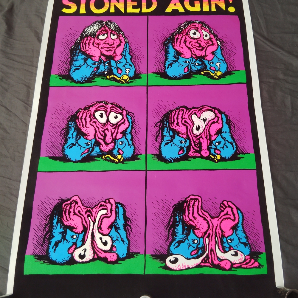 Stoned Agin! Vintage Poster Original